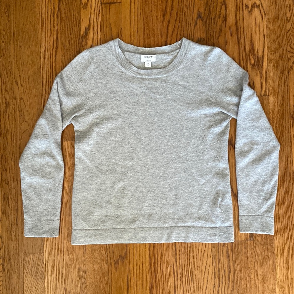 J. Crew Gray Teddie Sweater